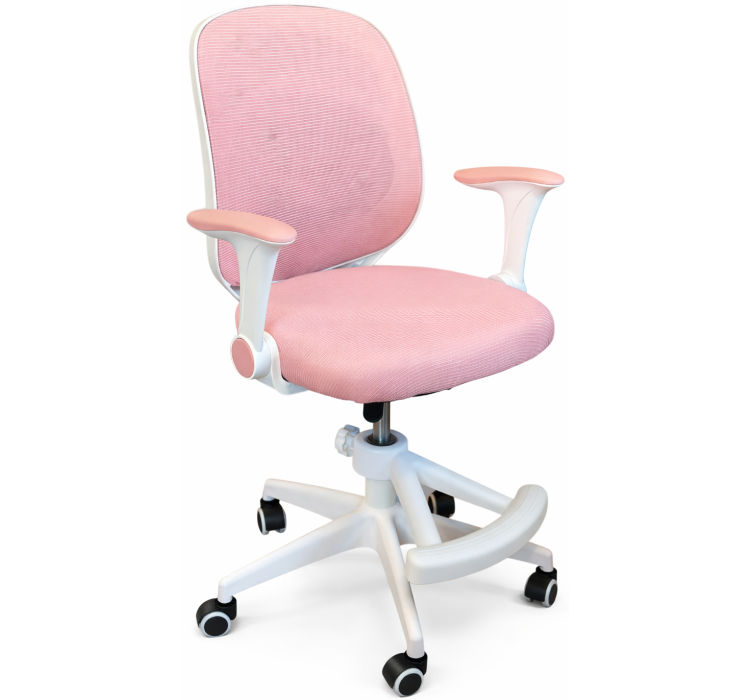 Крісло обертове дитяче PERFECT KIDS PANDA PINK1